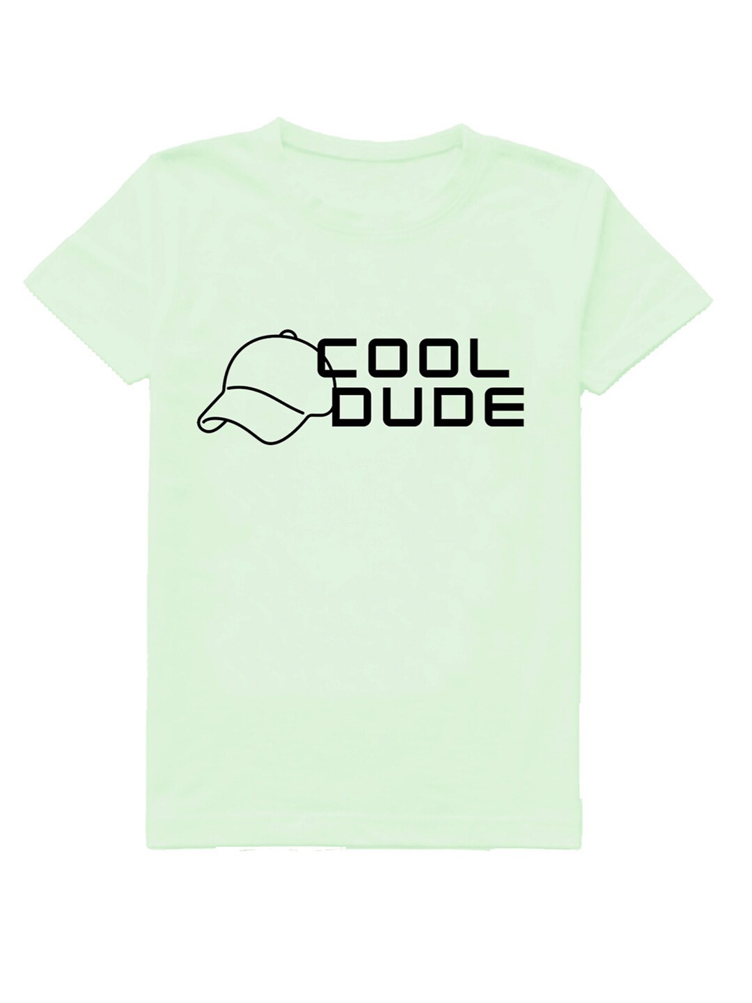 

A.T.U.N. Boys Typography Printed Round Neck Cotton T-shirt, Sea green
