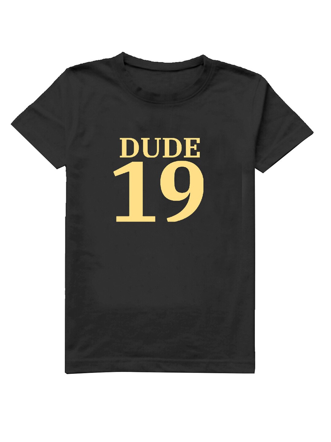 

A.T.U.N. Boys Typography Printed Cotton T-shirt, Black