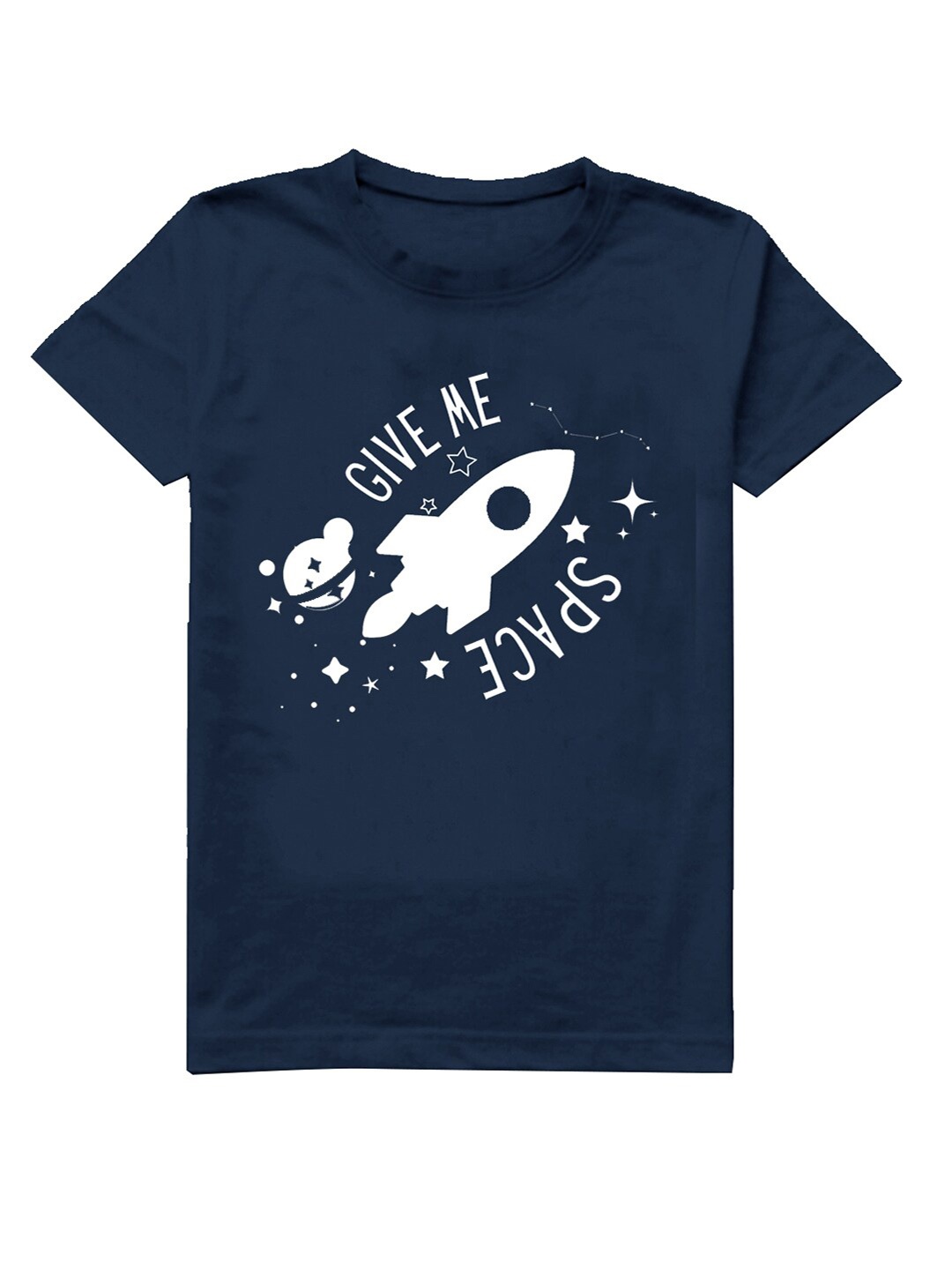 

A.T.U.N. Boys Graphic Printed Cotton T-shirt, Navy blue