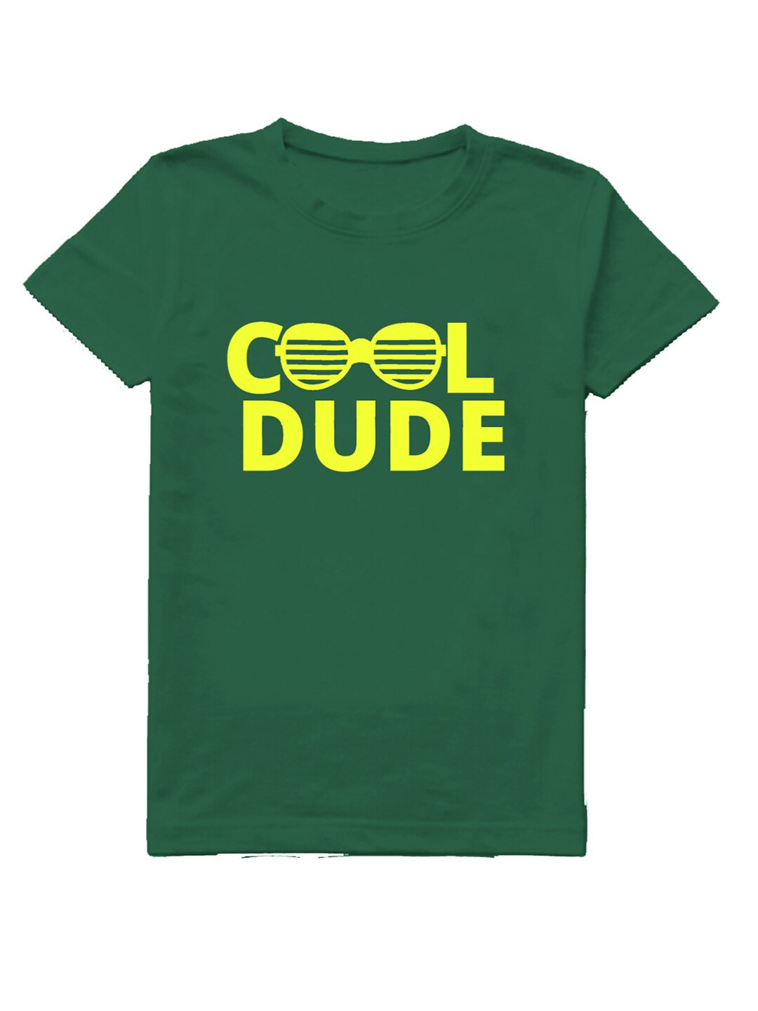 

A.T.U.N. Boys Typography Printed Round Neck Cotton T-Shirt, Green