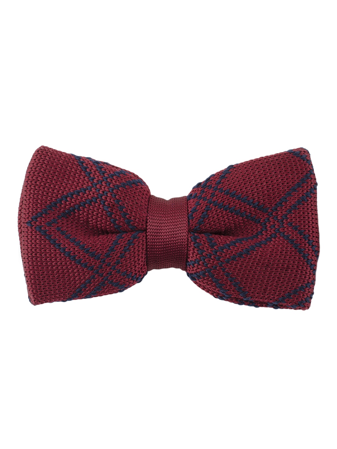 

Tossido Maroon Woven Design Bow Tie