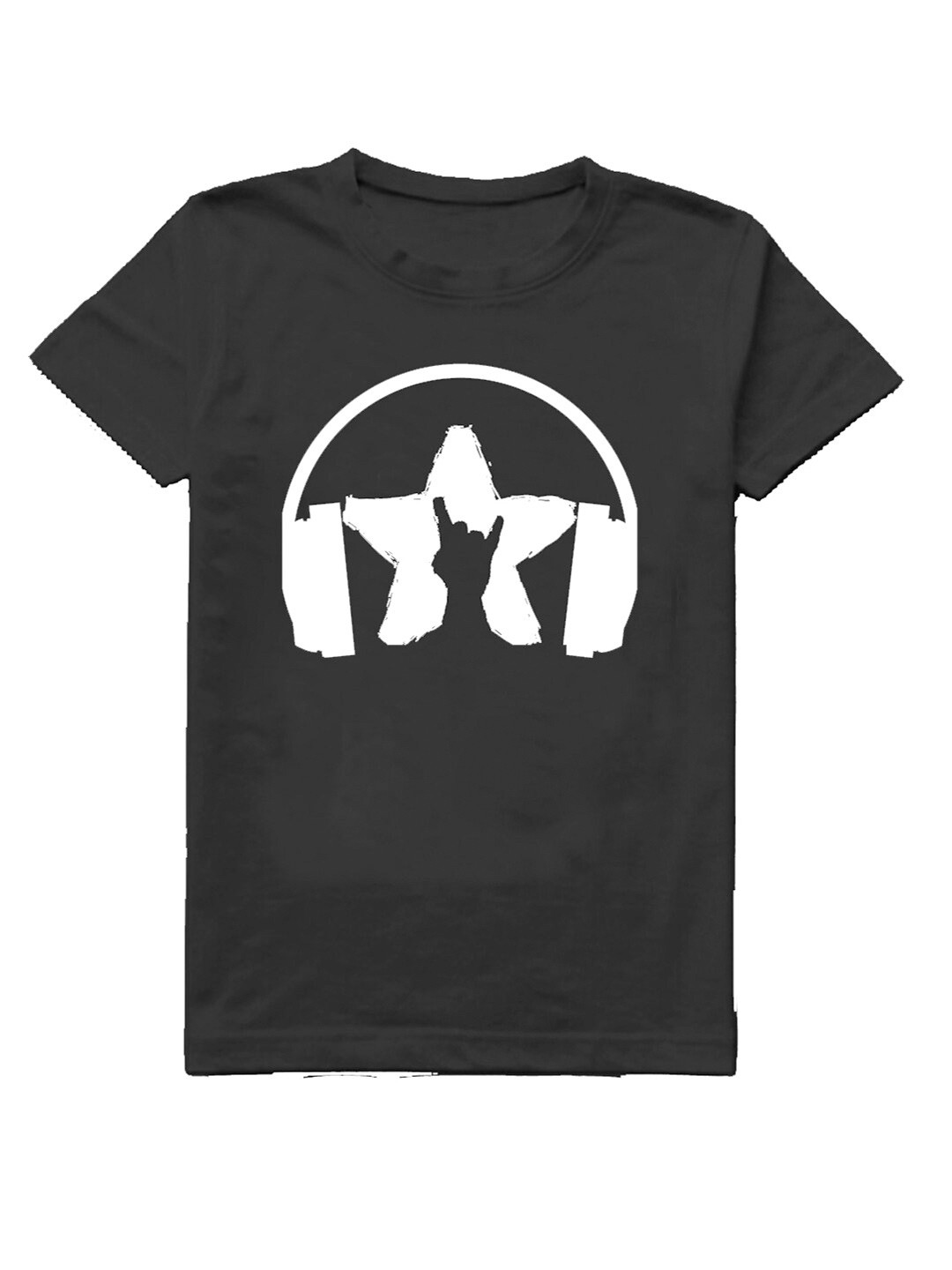 

A.T.U.N. Boys Graphic Printed Cotton T-shirt, Black