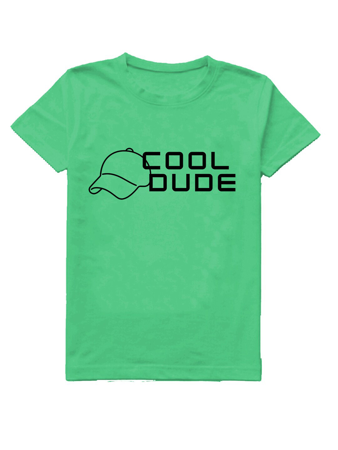 

A.T.U.N. Boys Typography Printed Round Neck Cotton T-Shirt, Green