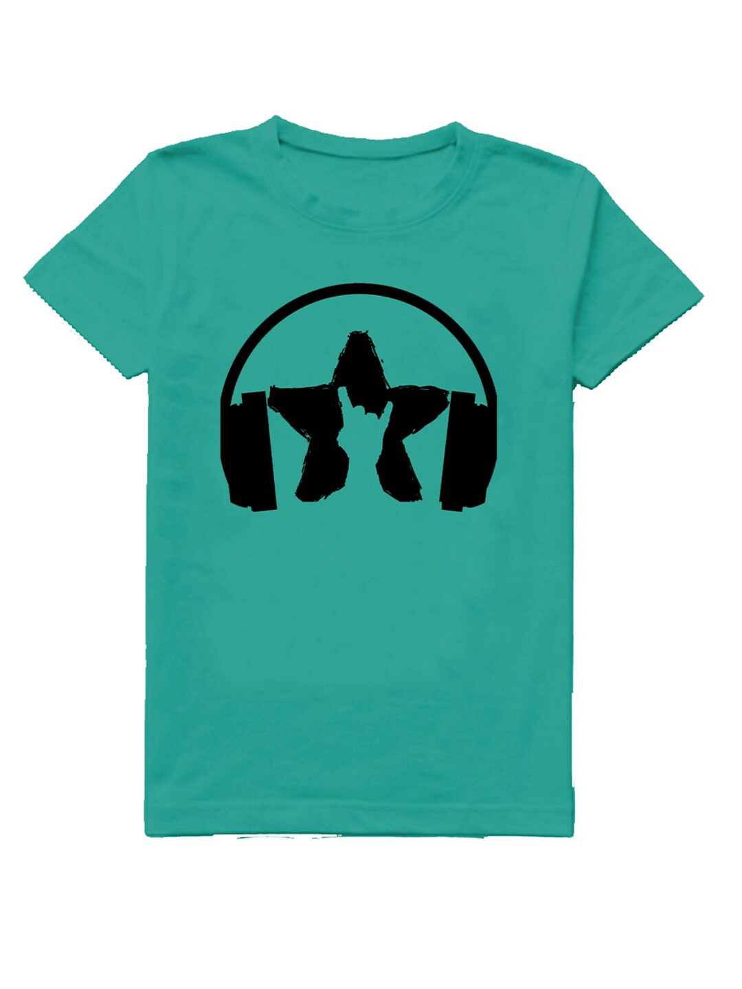 

A.T.U.N. Boys Graphic Printed Round Neck Cotton T-shirt, Teal