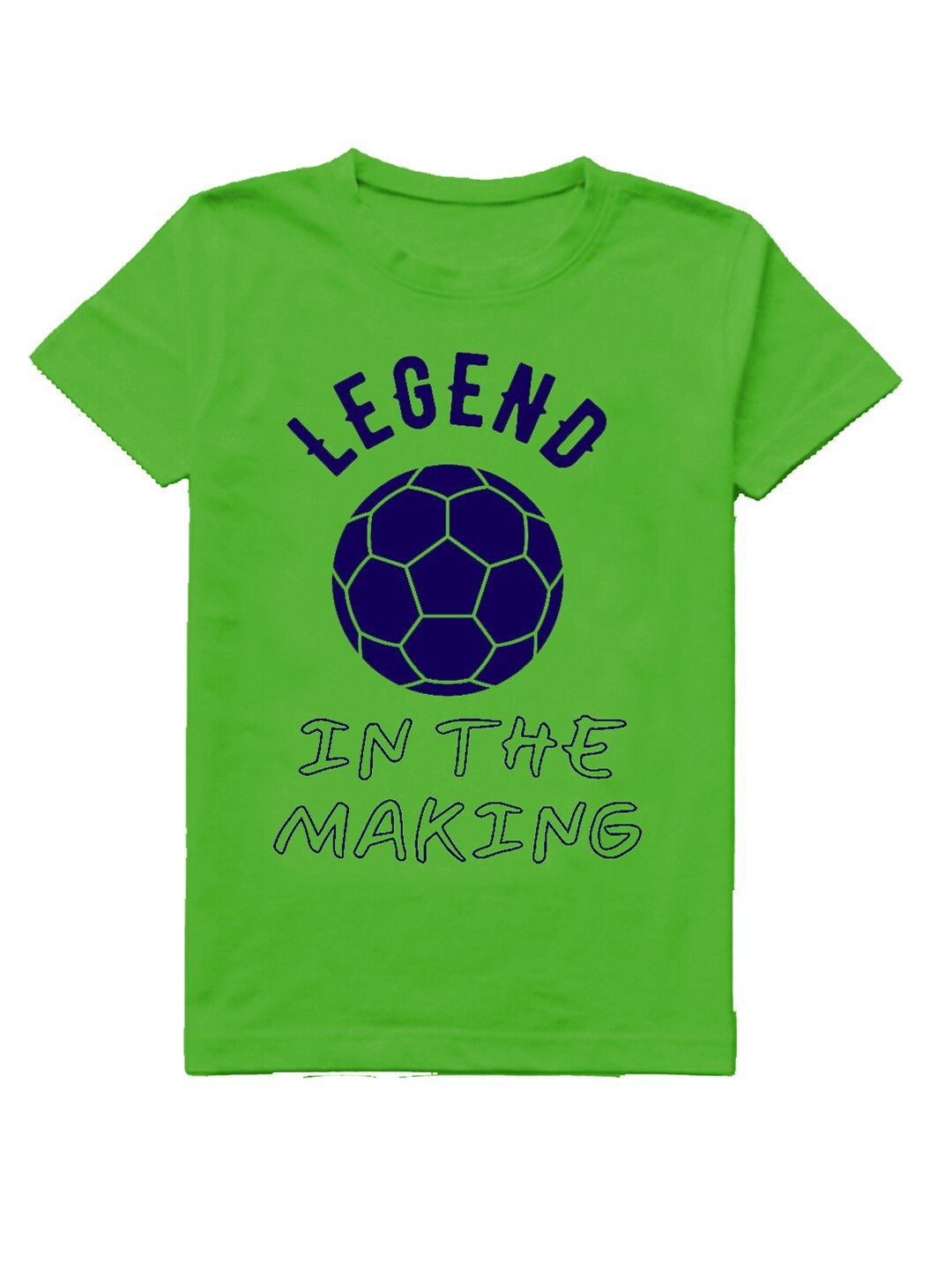 

A.T.U.N. Boys Typography Printed Round Neck Short Sleeves T-Shirt, Green