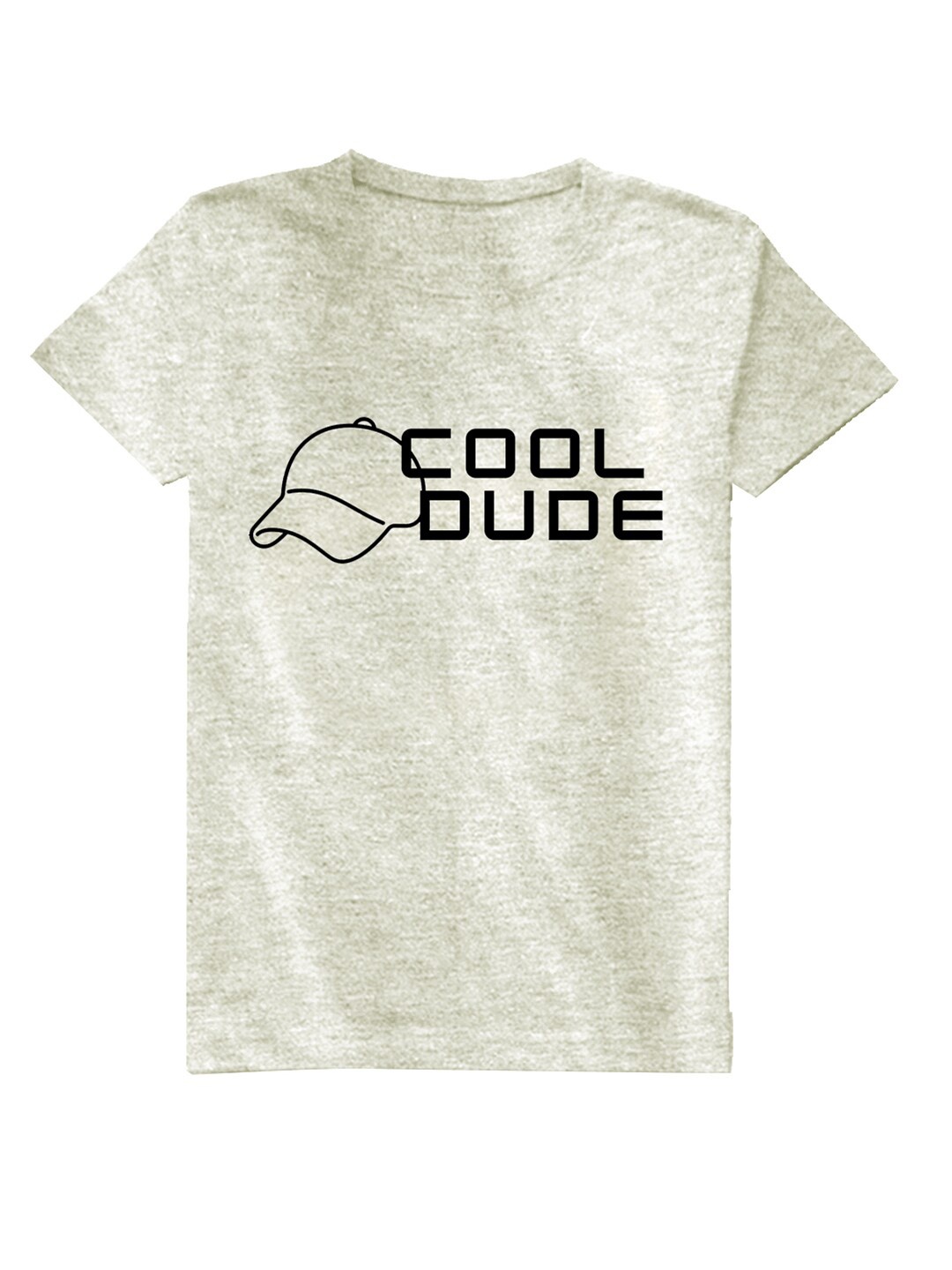 

A.T.U.N. Boys Typography Printed Cotton T-shirt, Grey melange