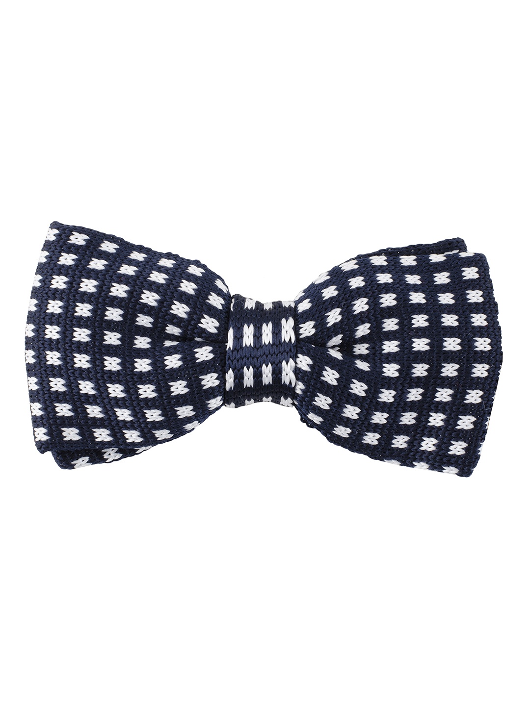 

Tossido Blue Woven Design Bow Tie