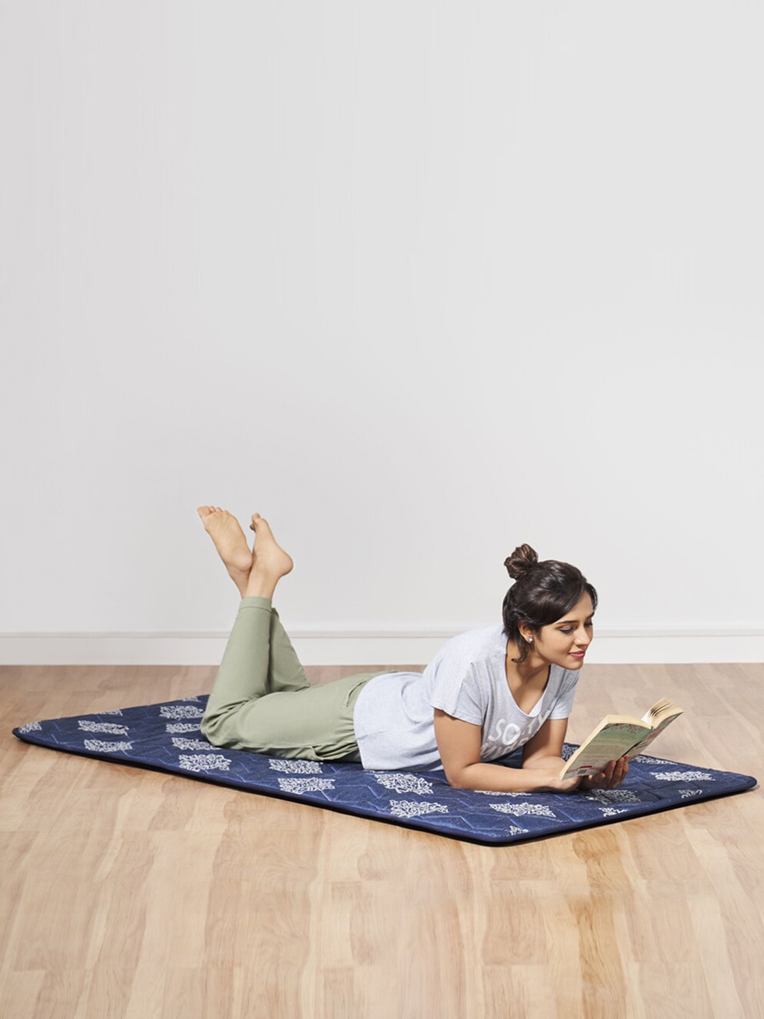 

Duroflex Blue Printed Soft Sleeping Mat