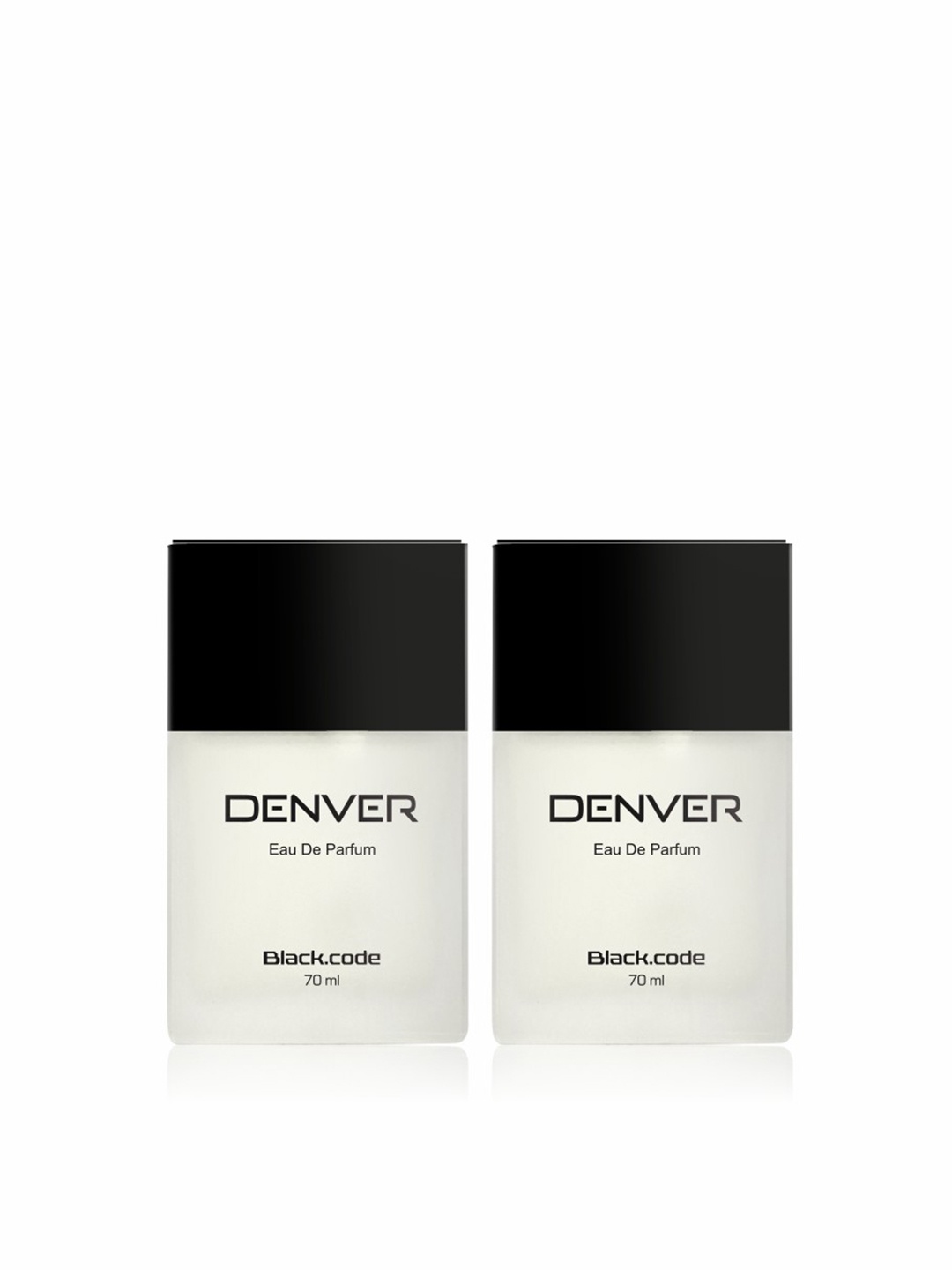 

Denver Men Set Of 2 Blackcode Eau De Parfum - 70ml Each, Black