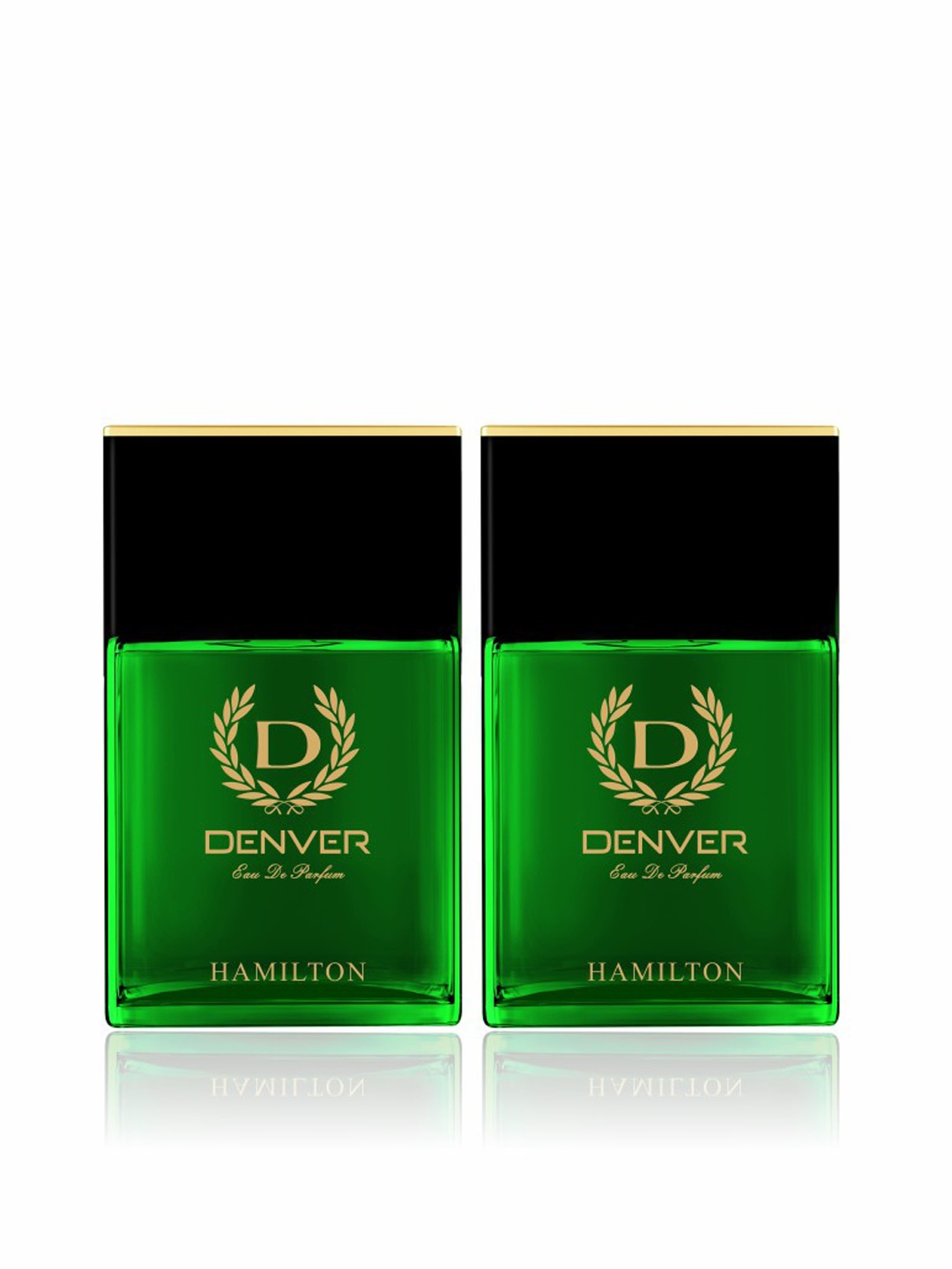 

Denver Men Set Of 2 Hamilton Eau De Parfum - 70ml Each, Green