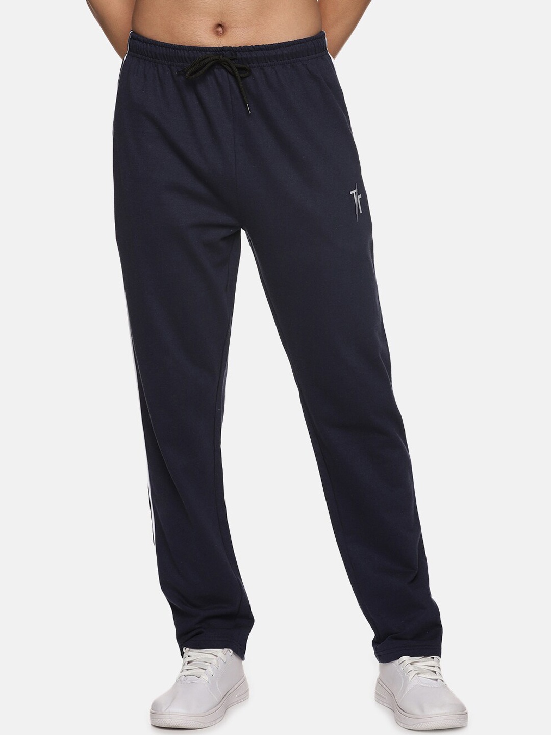 

Trends Tower Men Pure Cotton Dry Fit Track Pants, Navy blue