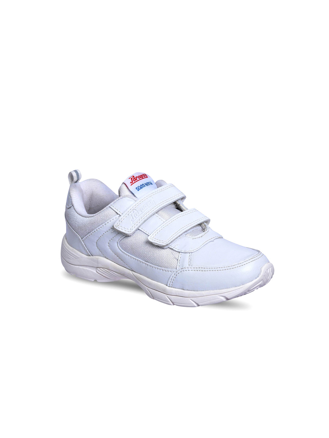 

Paragon Boys Woven Design Lightweight Ultra Comfortable Sneakers, White