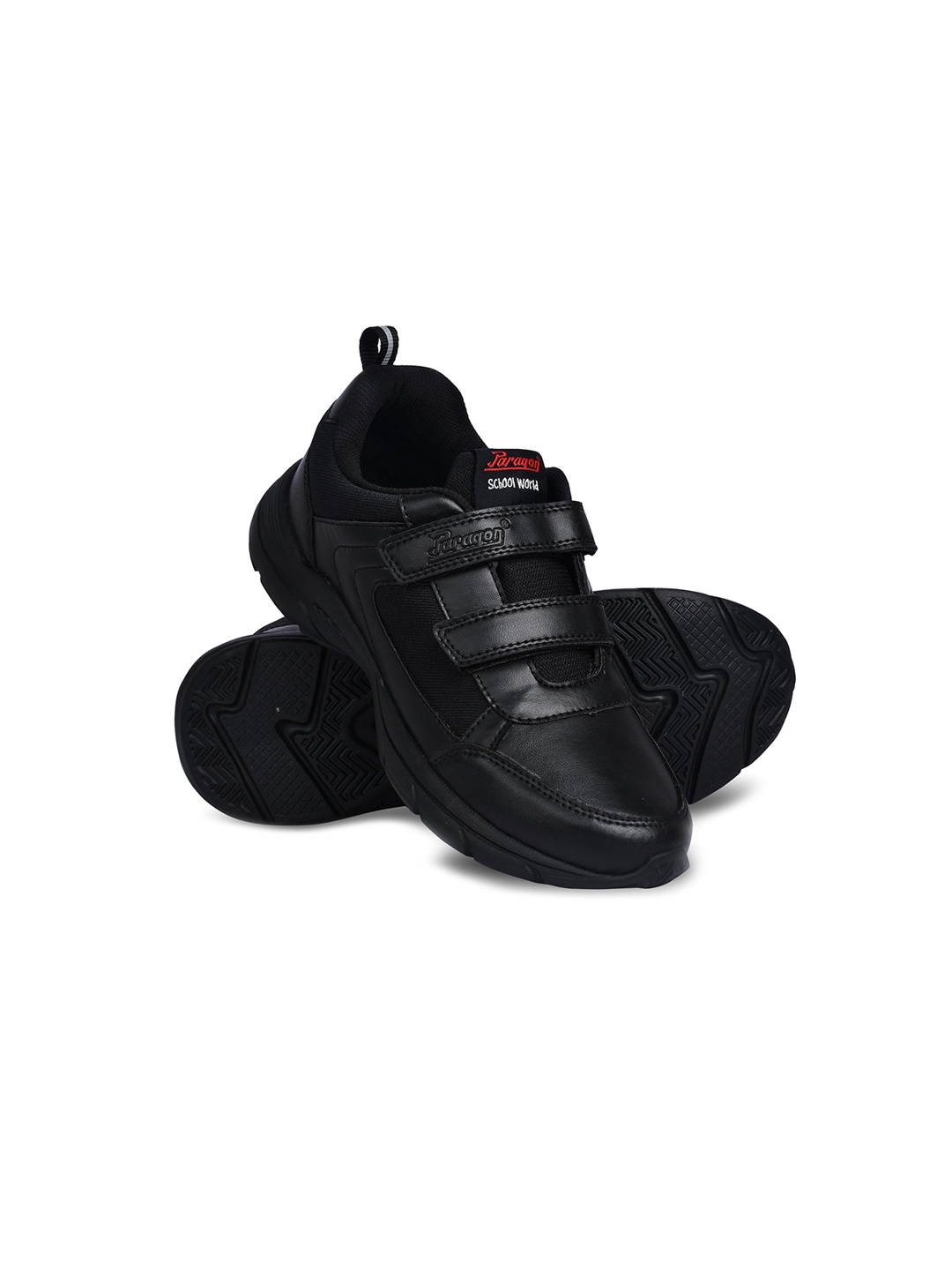 

Paragon Kids Woven Design Lightweight Ultra Comfortable Sneakers, Black