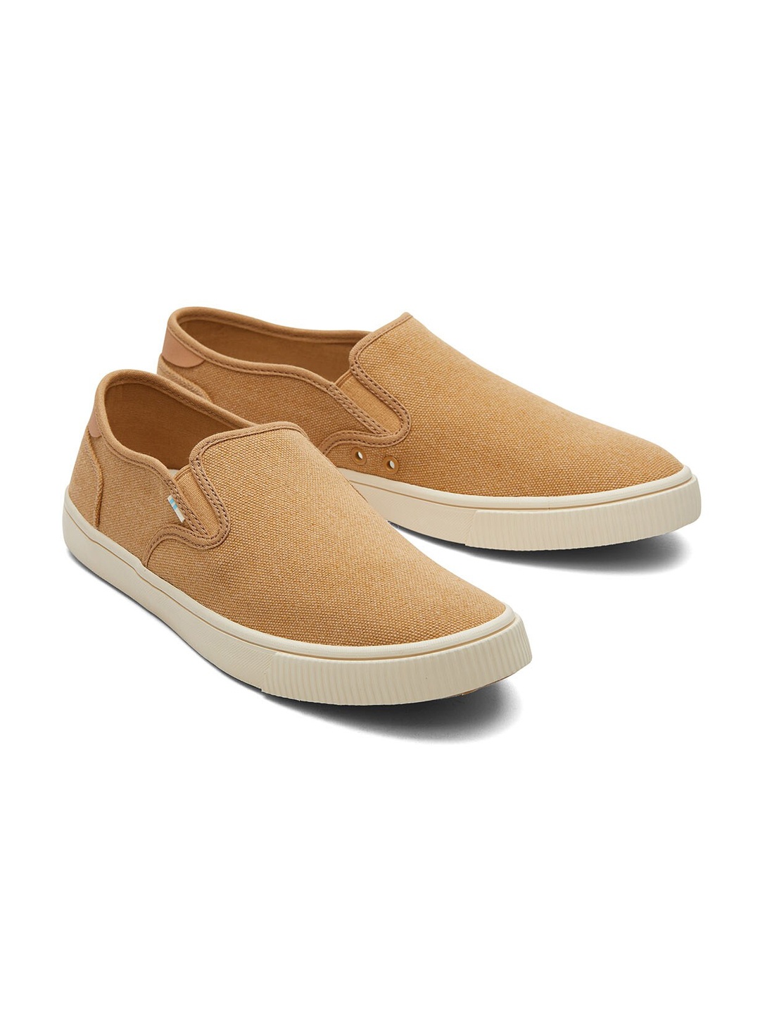 

TOMS Men Textured Slip-On Sneakers, Brown