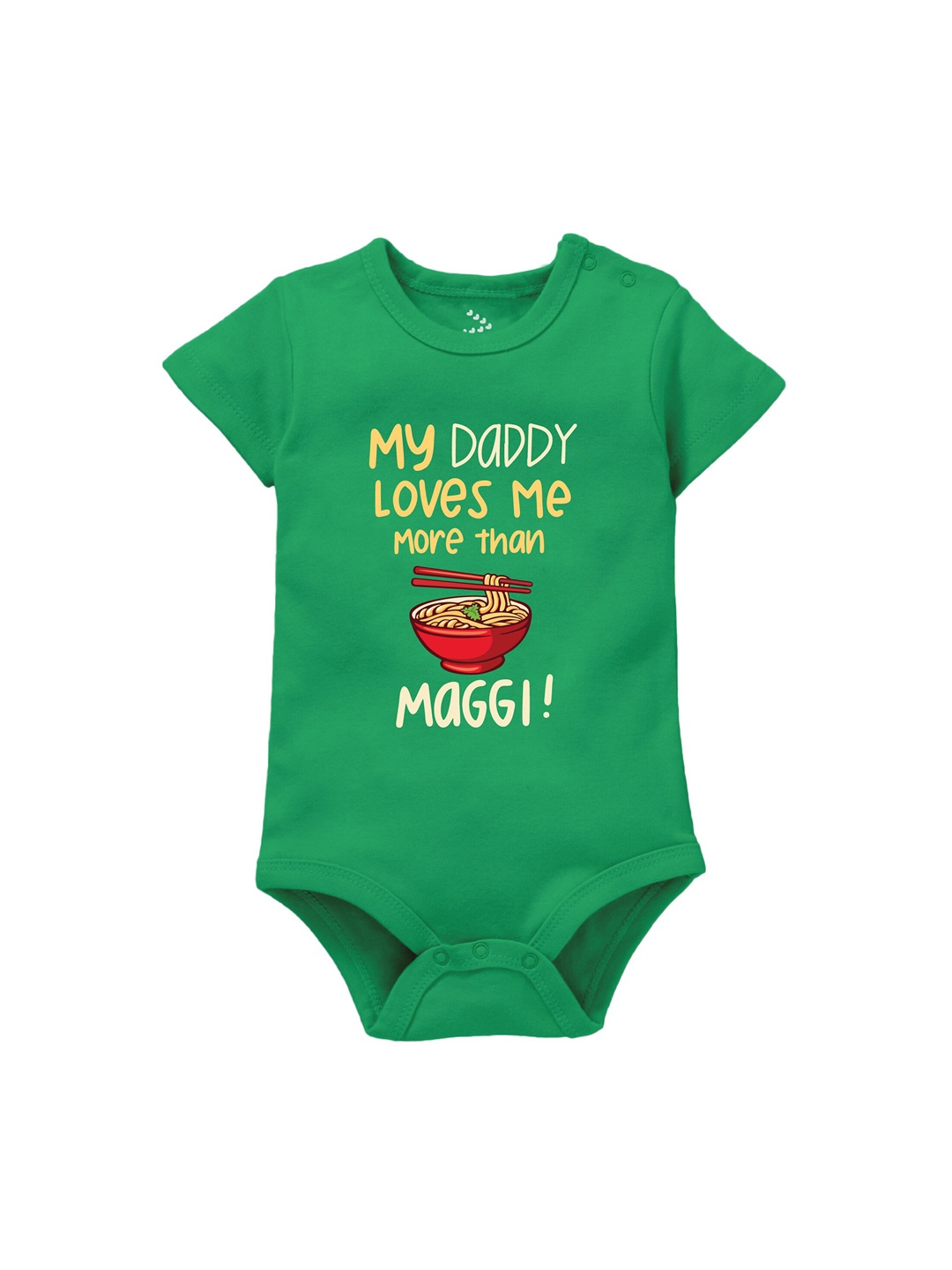 

Zeezeezoo Infants Printed Pure Cotton Bodysuit, Green