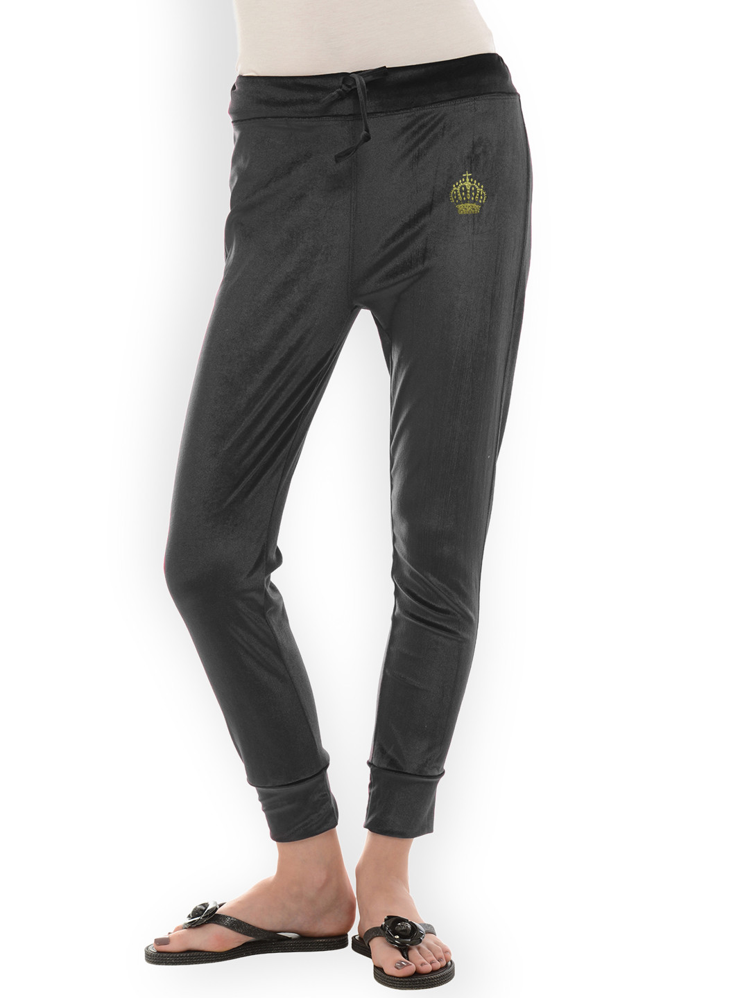 

Da Intimo Black Velvet Joggers DIL-16