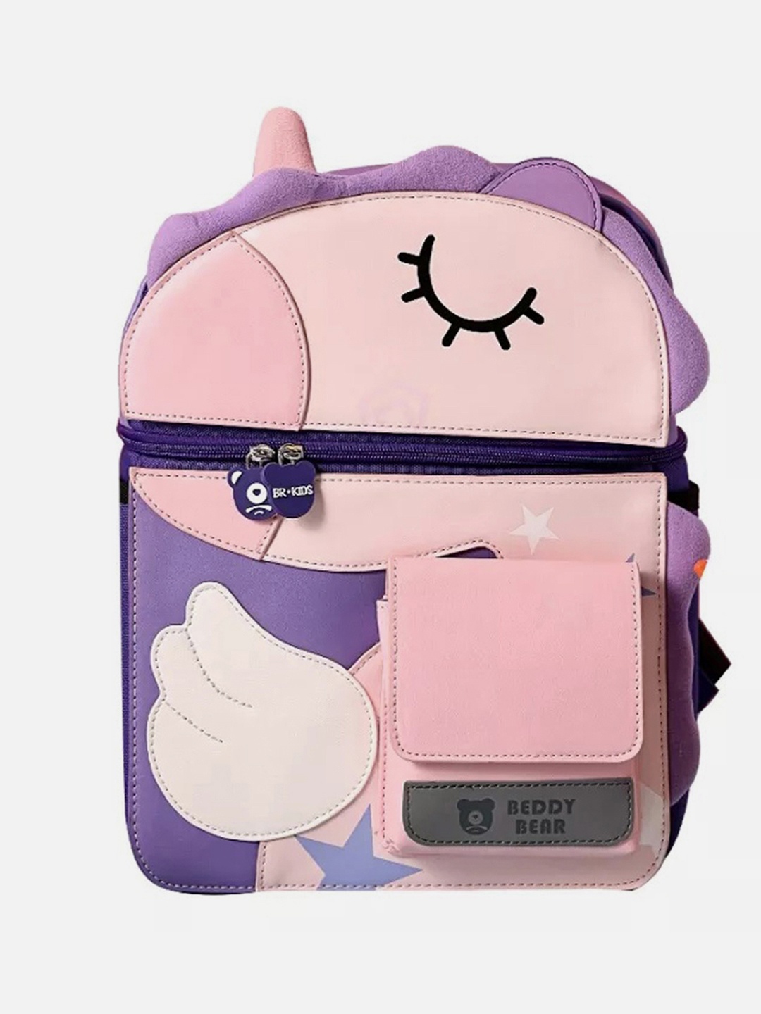 

Little Surprise Box LLP Kids Bianca the Birdie Light Weight Backpack, Purple