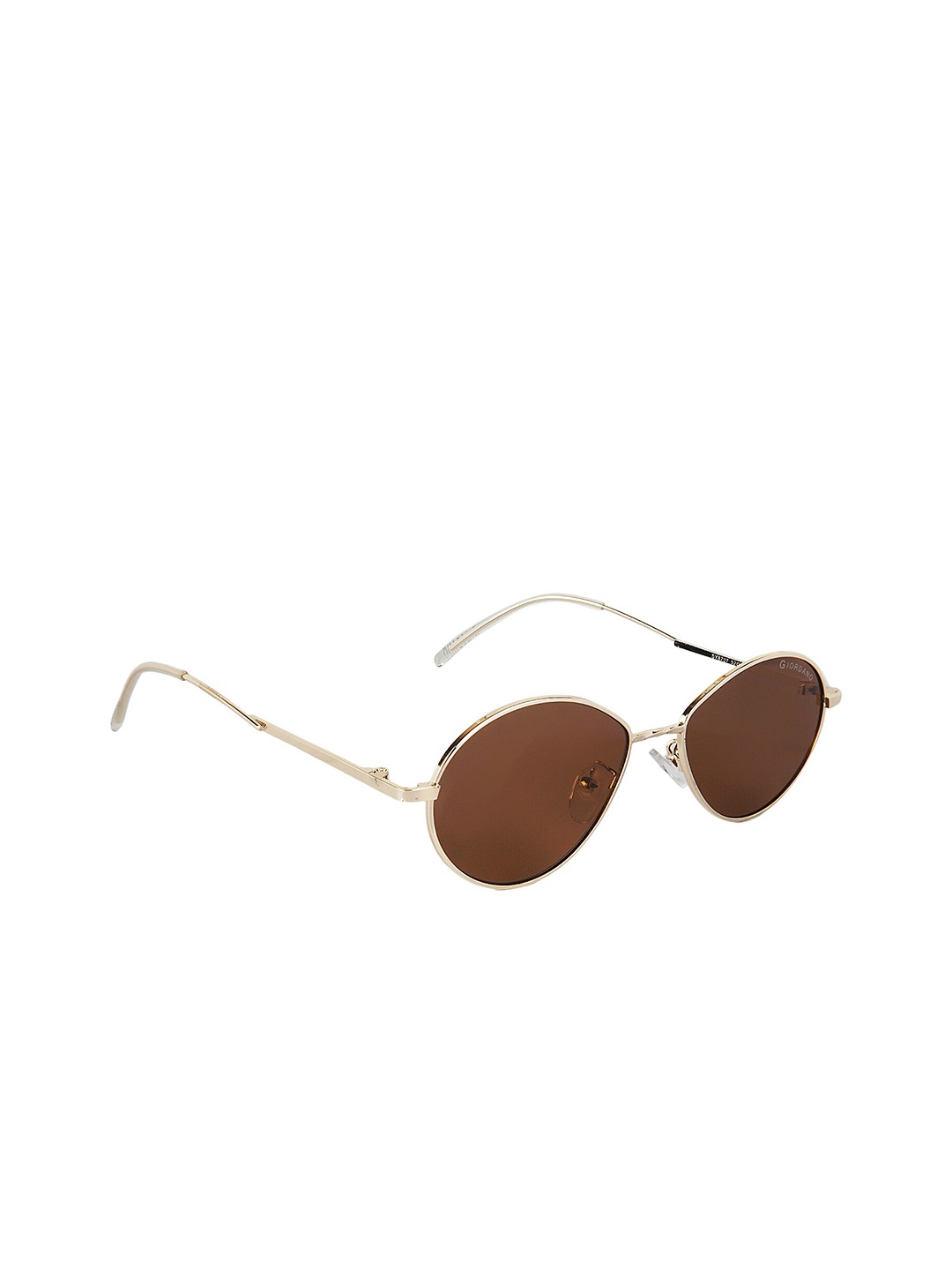 

GIORDANO Full Rim Round Sunglasses with UV Protected Lens GA90318C03, Silver