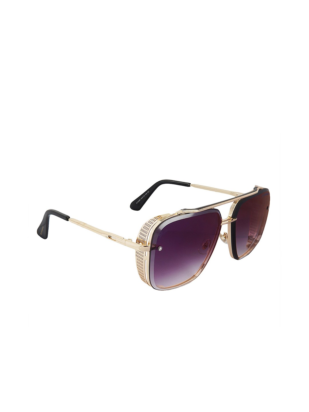 

GIORDANO Full Rim Other Sunglasses with UV Protected Lens GA90301C01, Gold