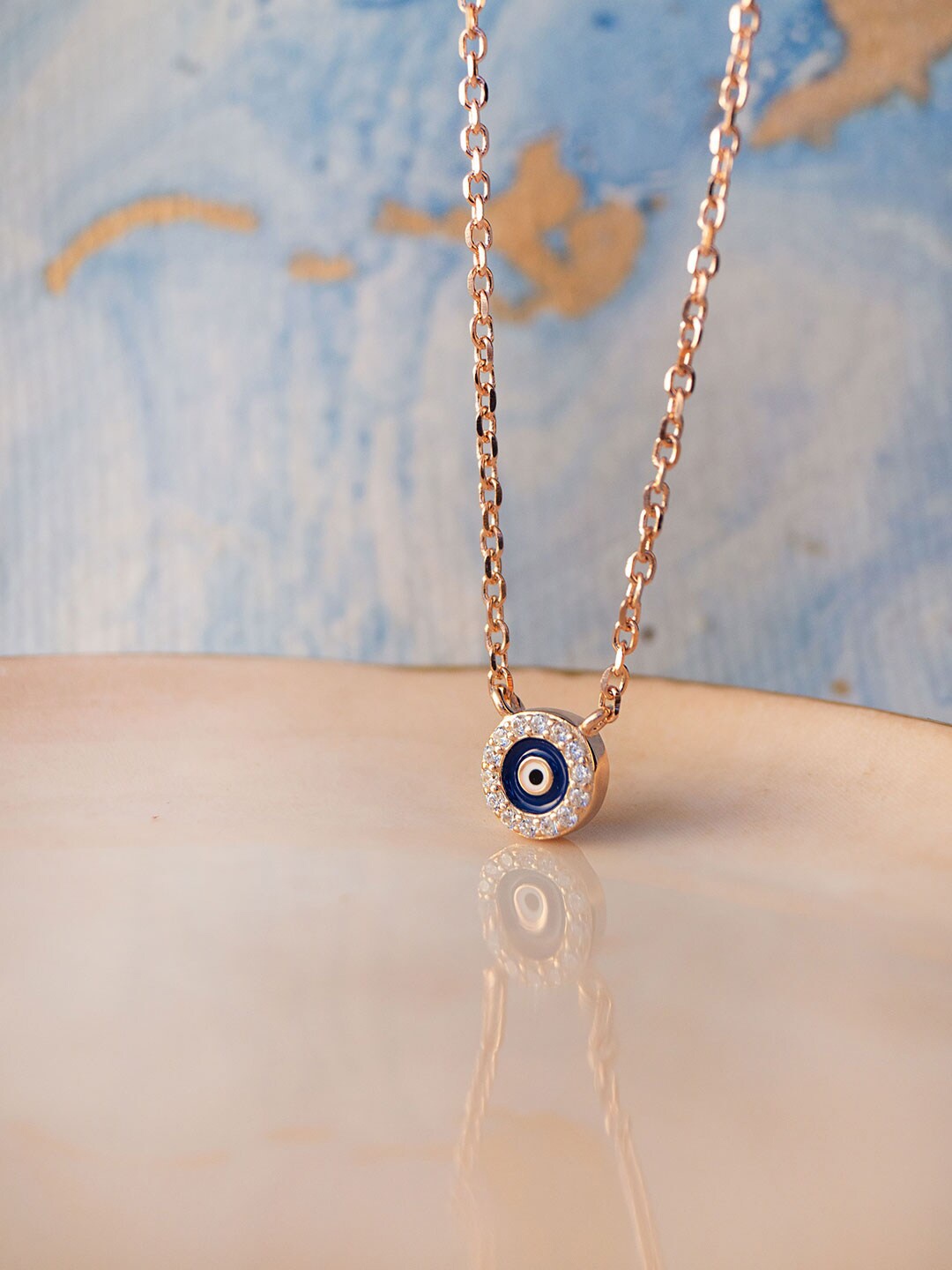

MANNASH Rose Gold-Plated Sterling Silver Pendant Chain