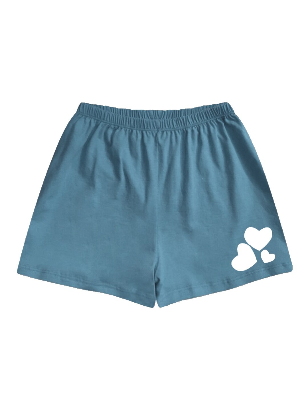

A.T.U.N. Girls Mid-Rise Conversational Printed Casual Shorts, Blue