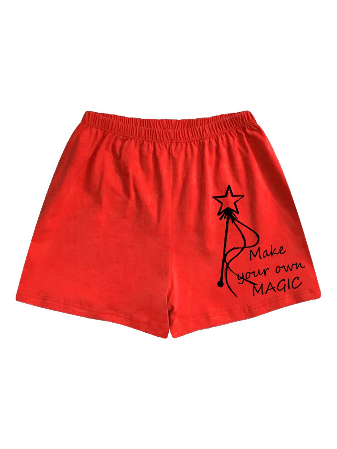 

A T U N Girls Red Shorts