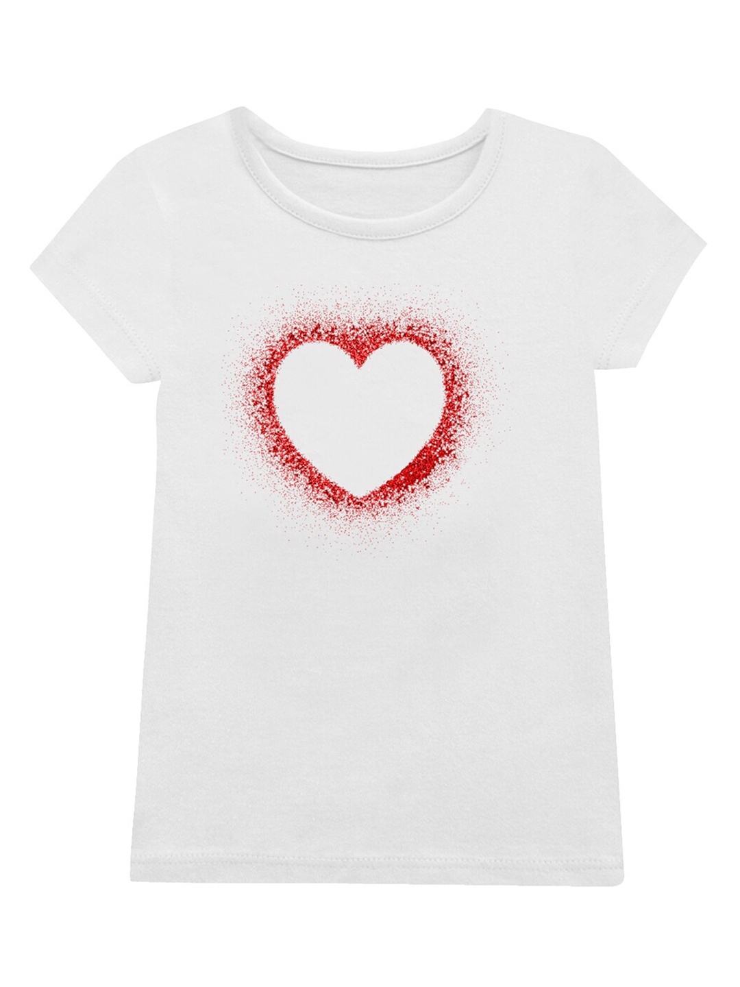 

A.T.U.N. Girls Graphic Printed Cotton T-shirt, White