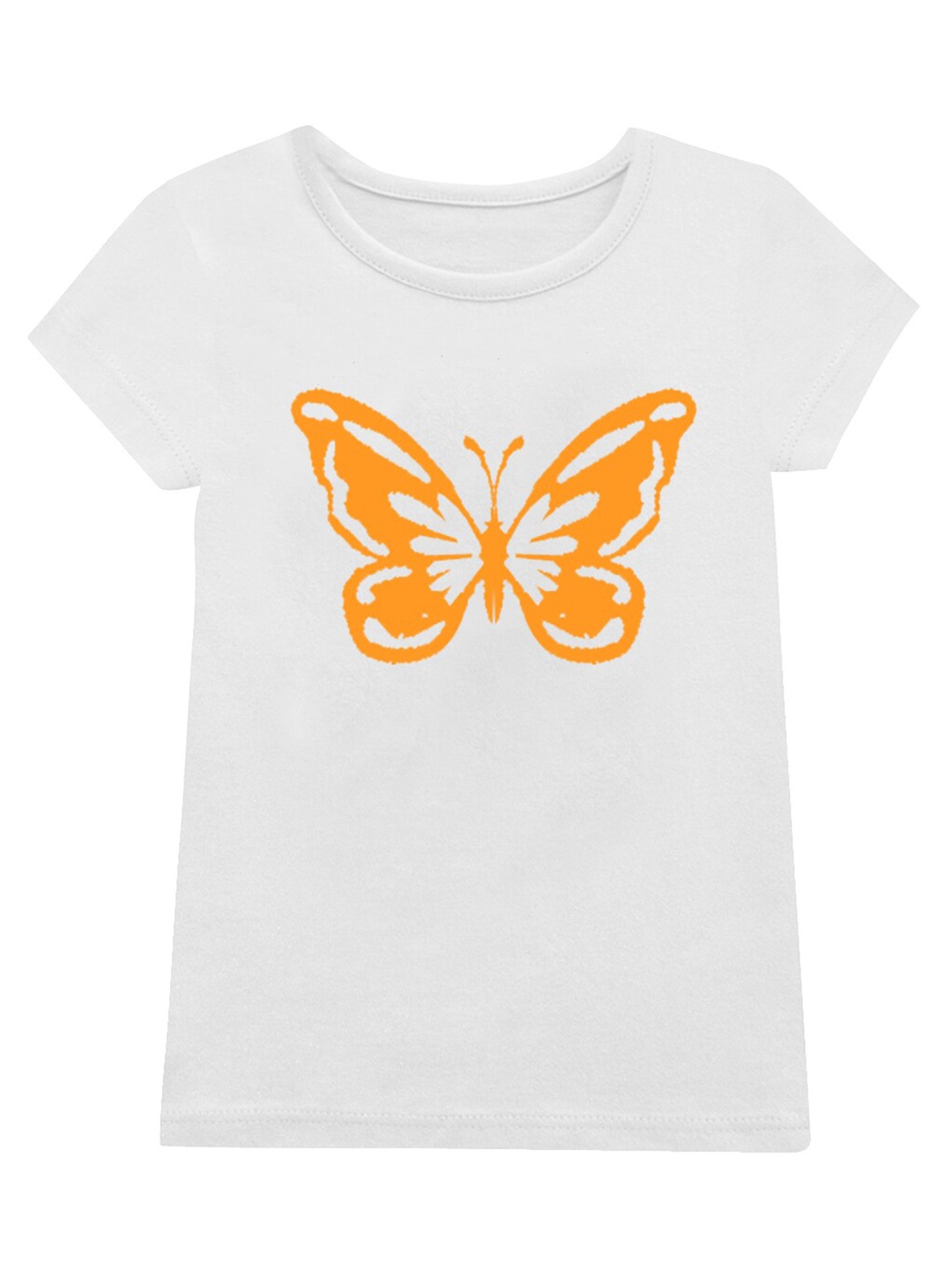 

A.T.U.N. Girls Graphic Printed Cotton T-shirt, White