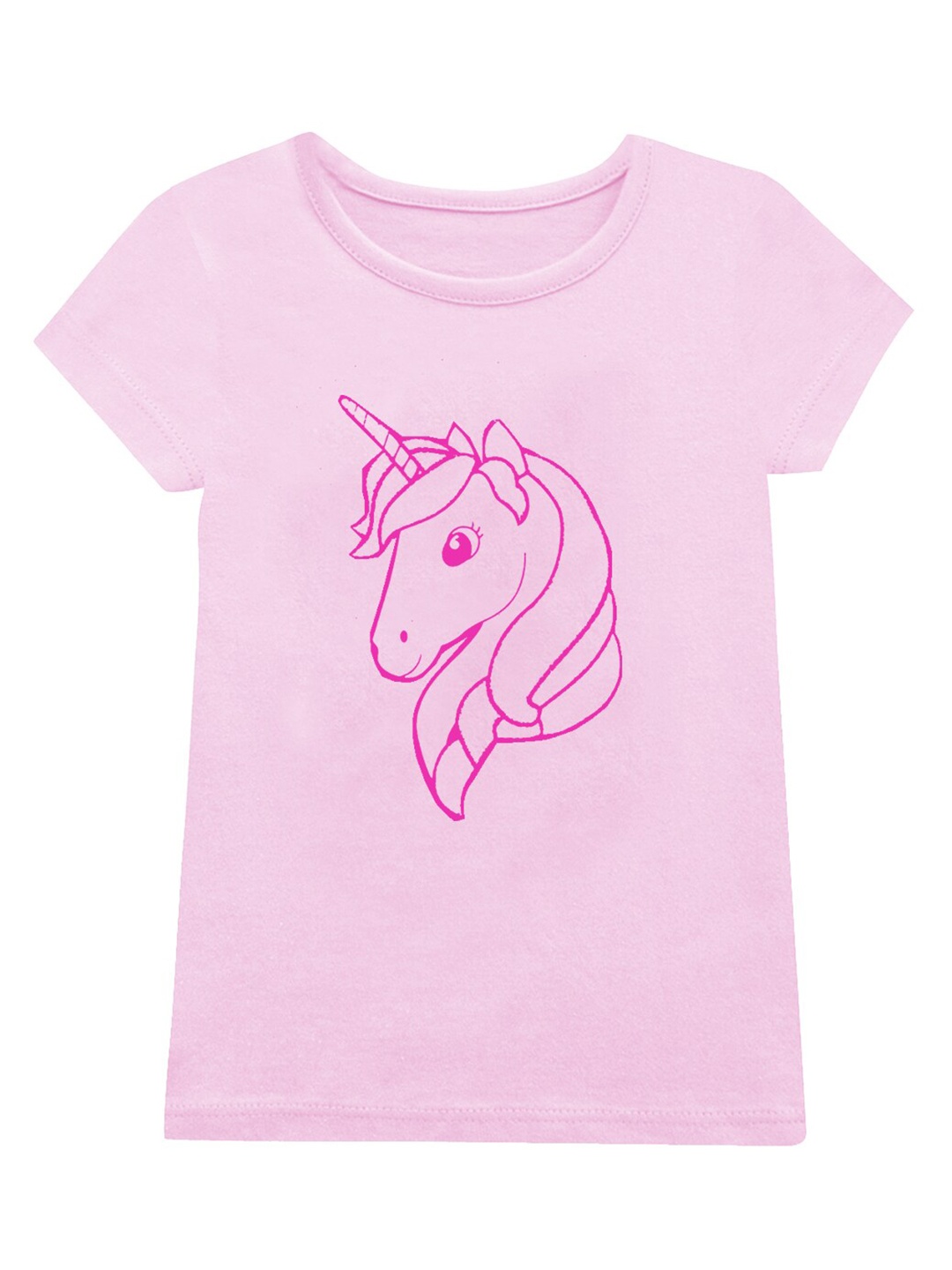 

A.T.U.N. Girls Graphic Printed Cotton T-shirt, Pink