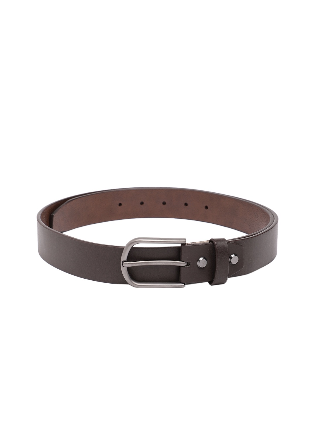 

Baggit Men Solid PU Wide Belt, Brown