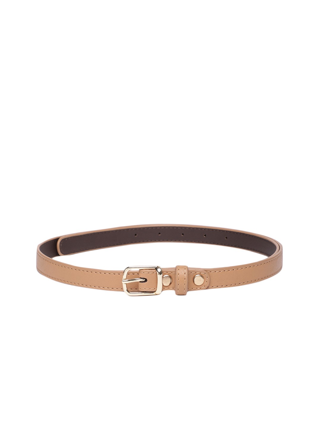 

Baggit Women Solid Slim Belt, Beige