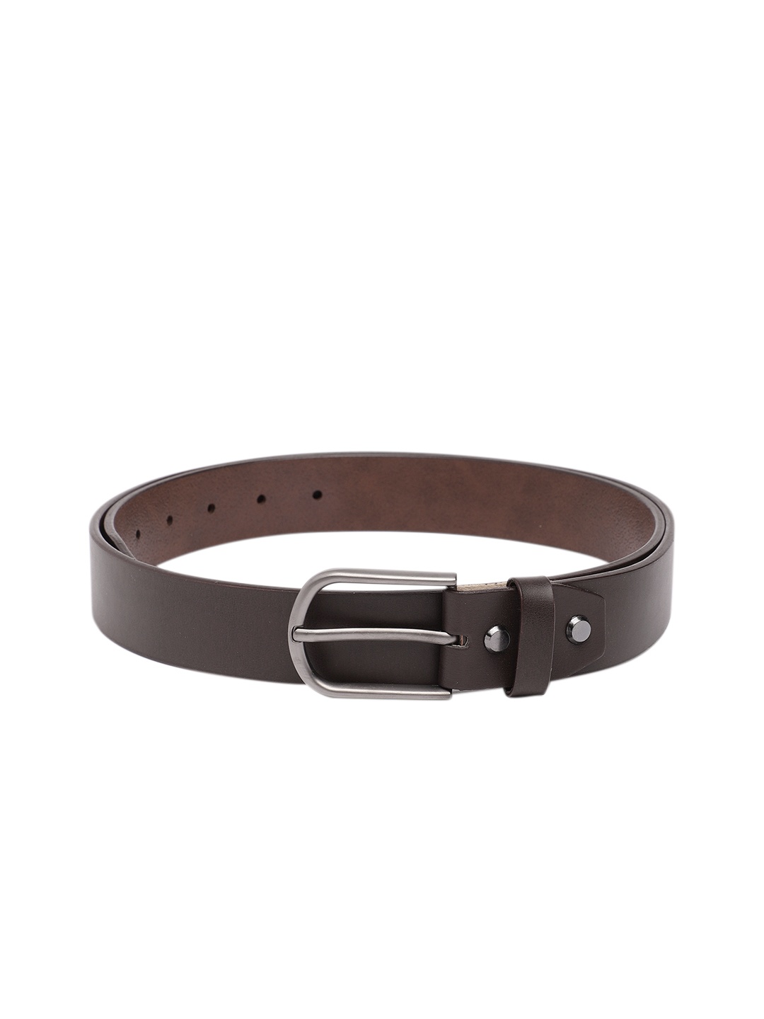 

Baggit Men Solid PU Wide Belt, Brown