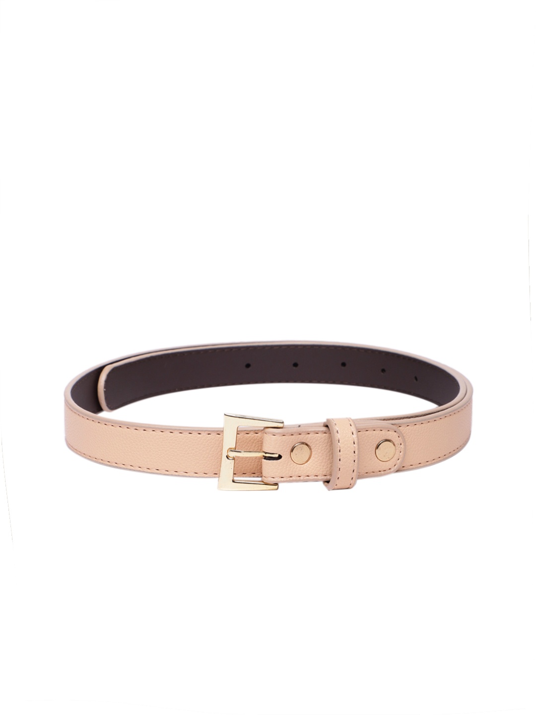 

Baggit Women Solid Slim Belt, Beige