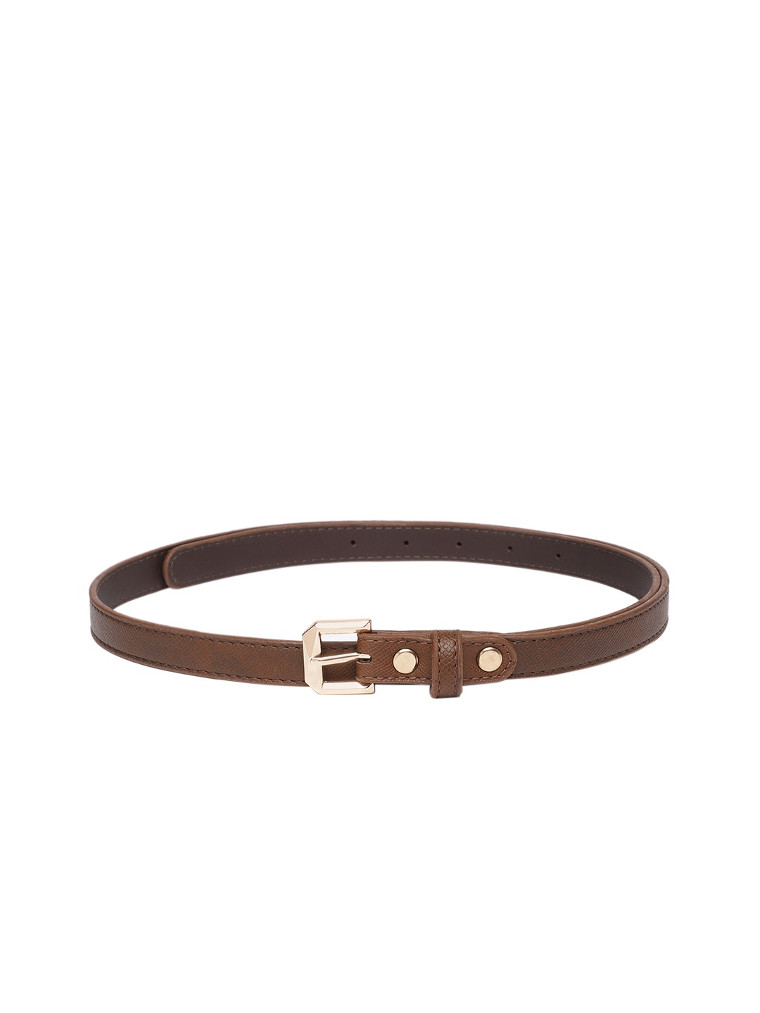 

Baggit Women Textured Slim Belt, Brown