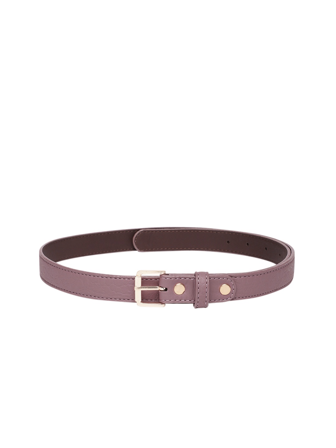 

Baggit Women Textured Slim Belt, Purple