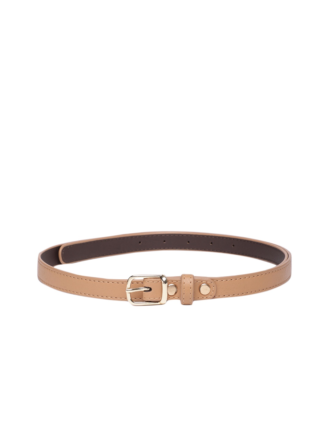 

Baggit Women Solid Slim Belt, Beige