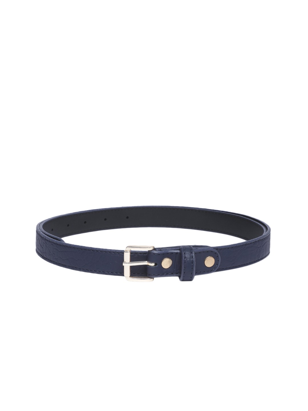 

Baggit Women Textured Slim Belt, Blue
