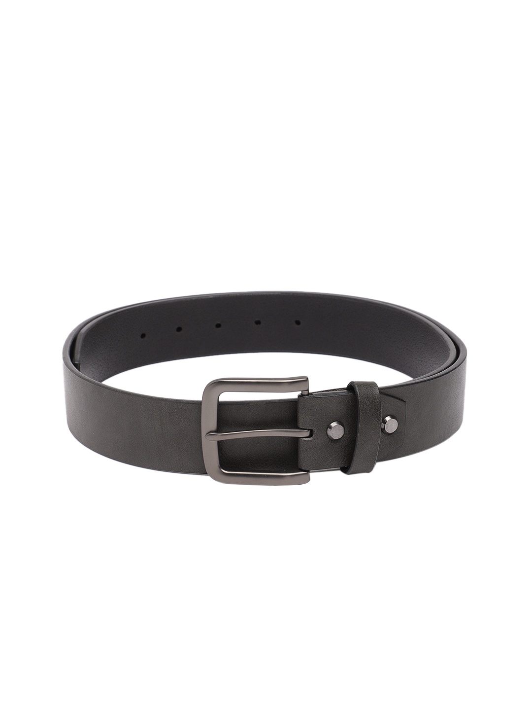 

Baggit Men Solid PU Wide Belt, Grey