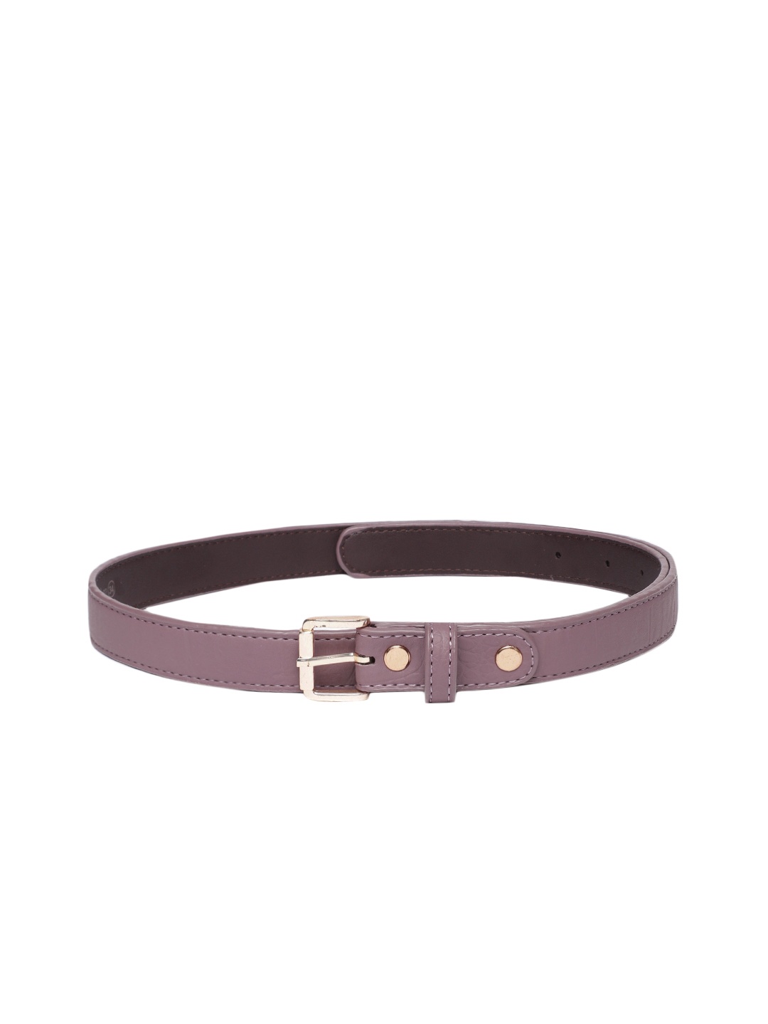 

Baggit Women Solid Slim Belt, Purple