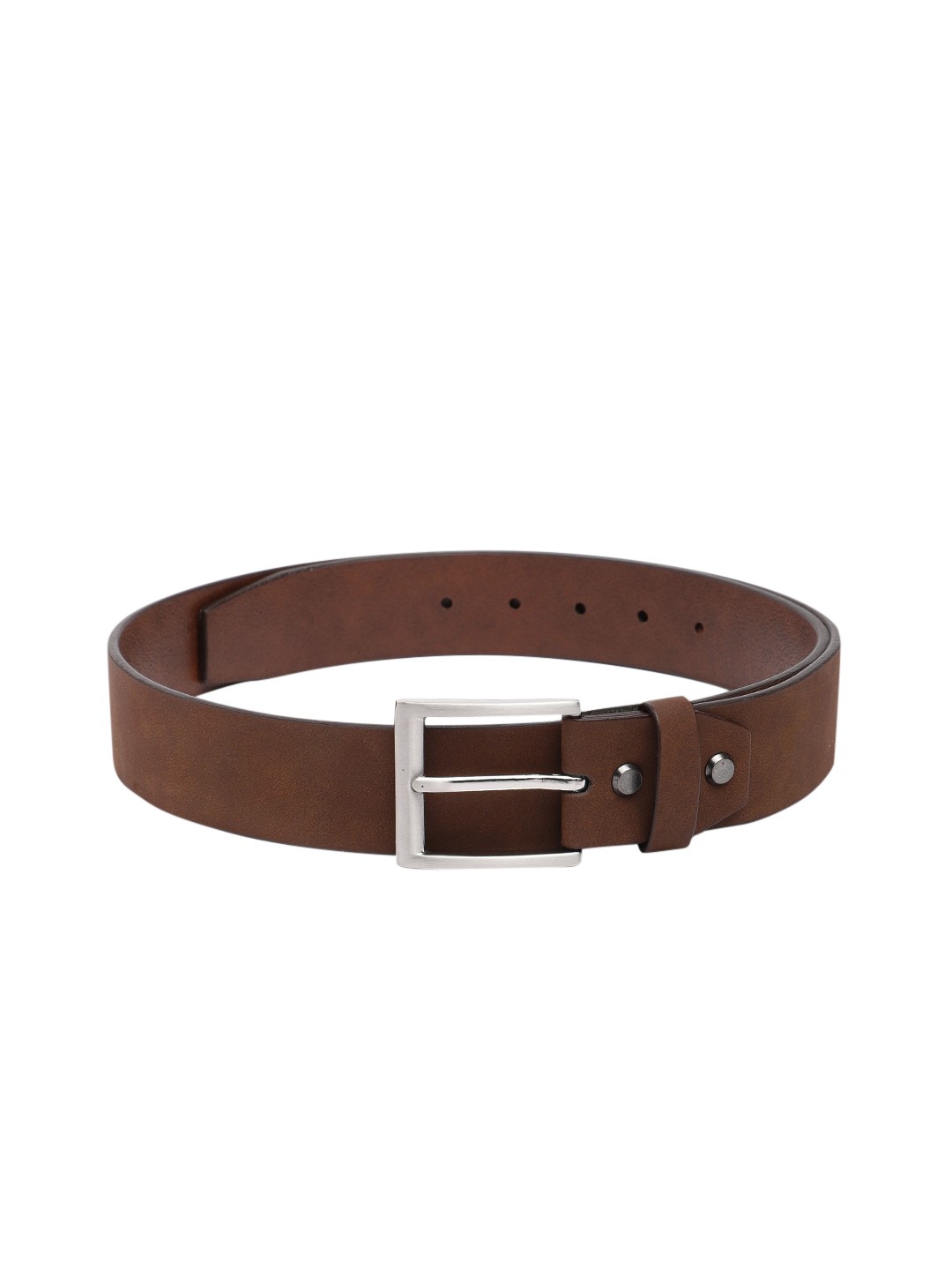 

Baggit Men Solid PU Wide Belt, Brown