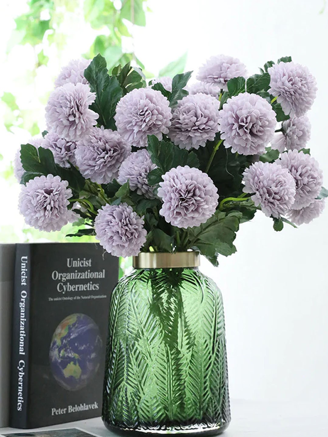 

Art Street Purple 2 Pieces Artificial Hydrangea Flowers