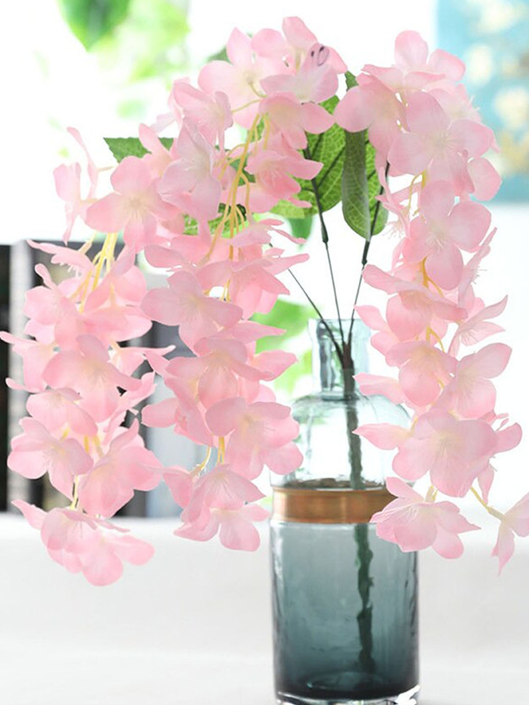 

Art Street Pink 4 Pieces Artificial Vine Flowers Strings