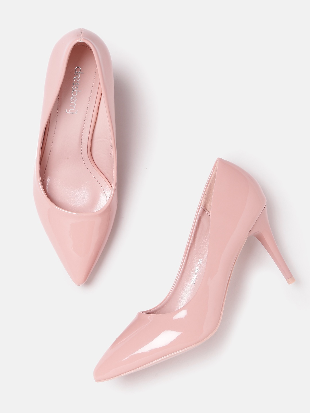 

DressBerry Women Pink Solid Pumps