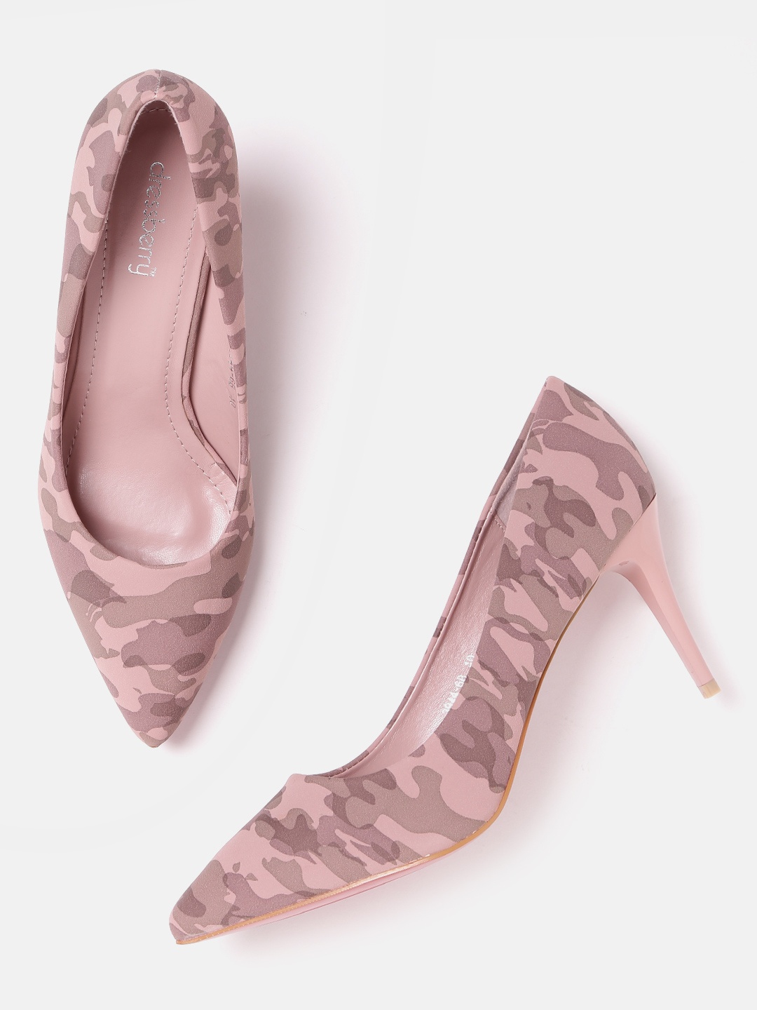 

DressBerry Women Pink Printed Pumps