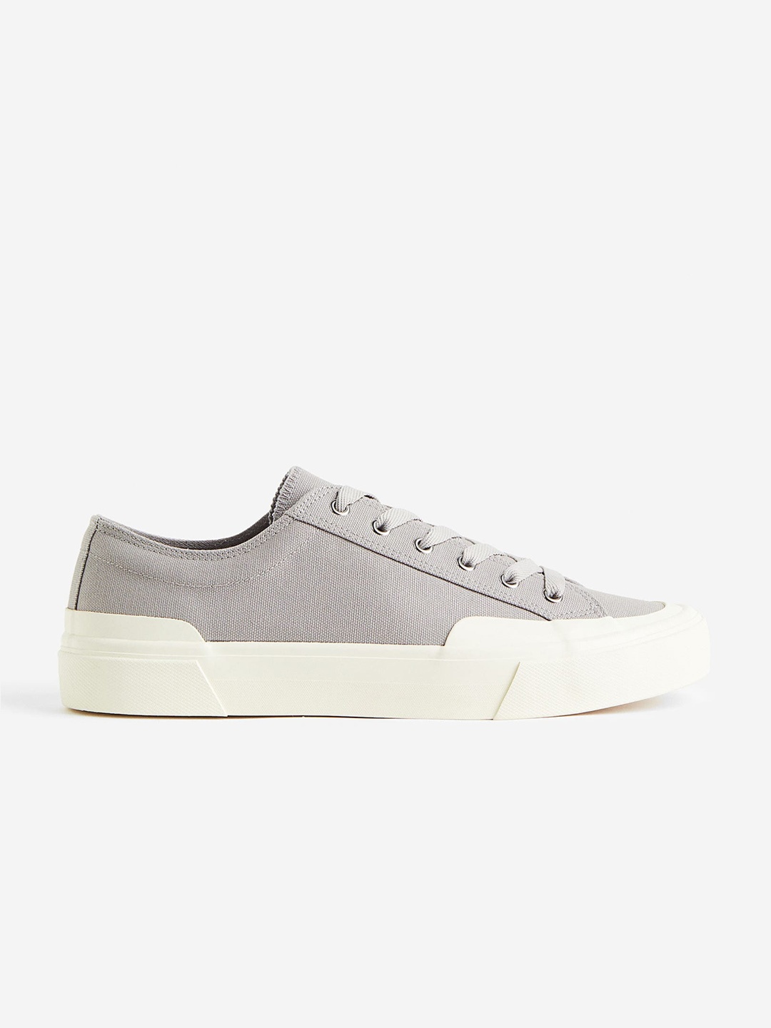 

H&M Men Canvas Trainers, Grey