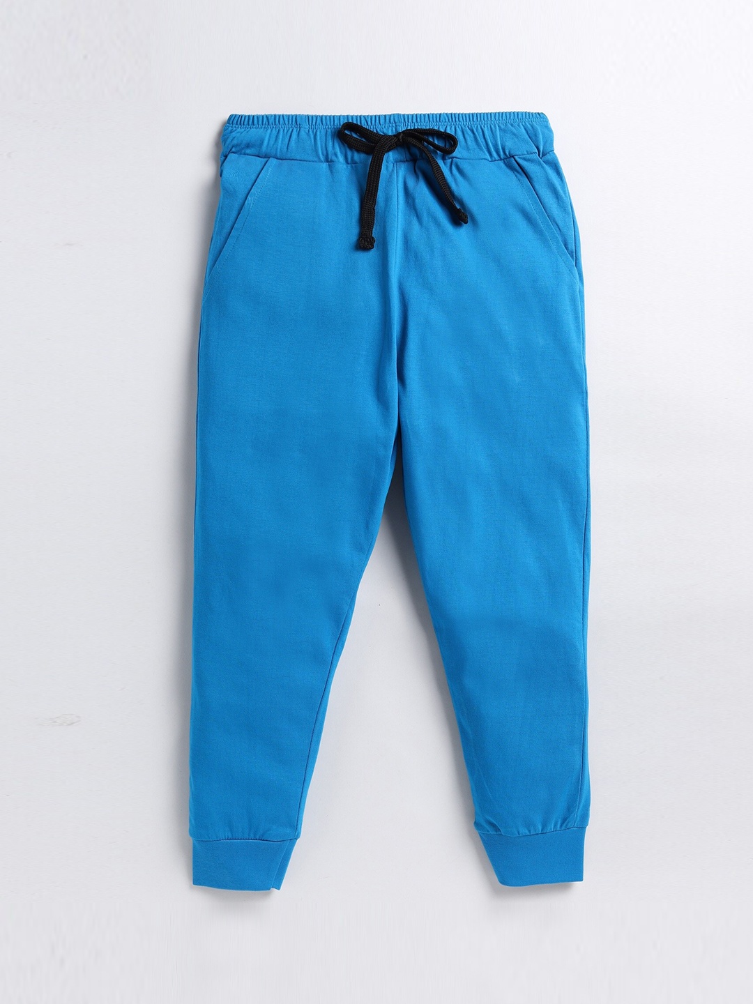 

SmartRAHO Kids Boys Mid Rise Cotton Joggers, Blue