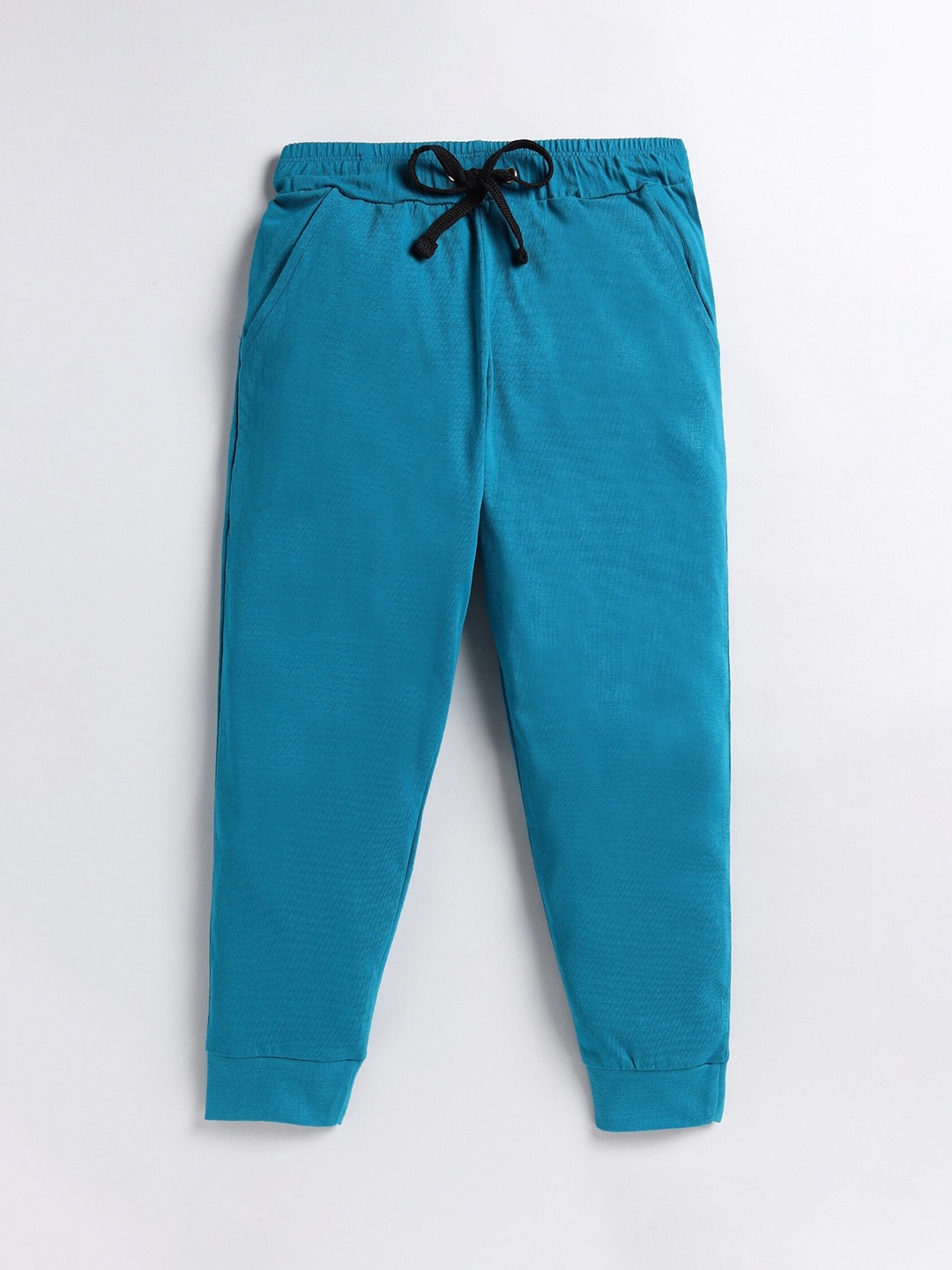 

SmartRAHO Kids Boys Mid Rise Cotton Joggers, Teal