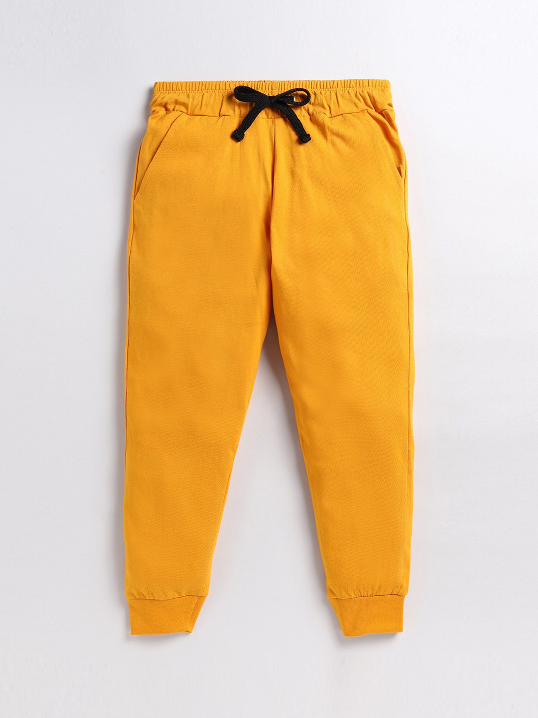 

SmartRAHO Boys Cotton Joggers, Yellow