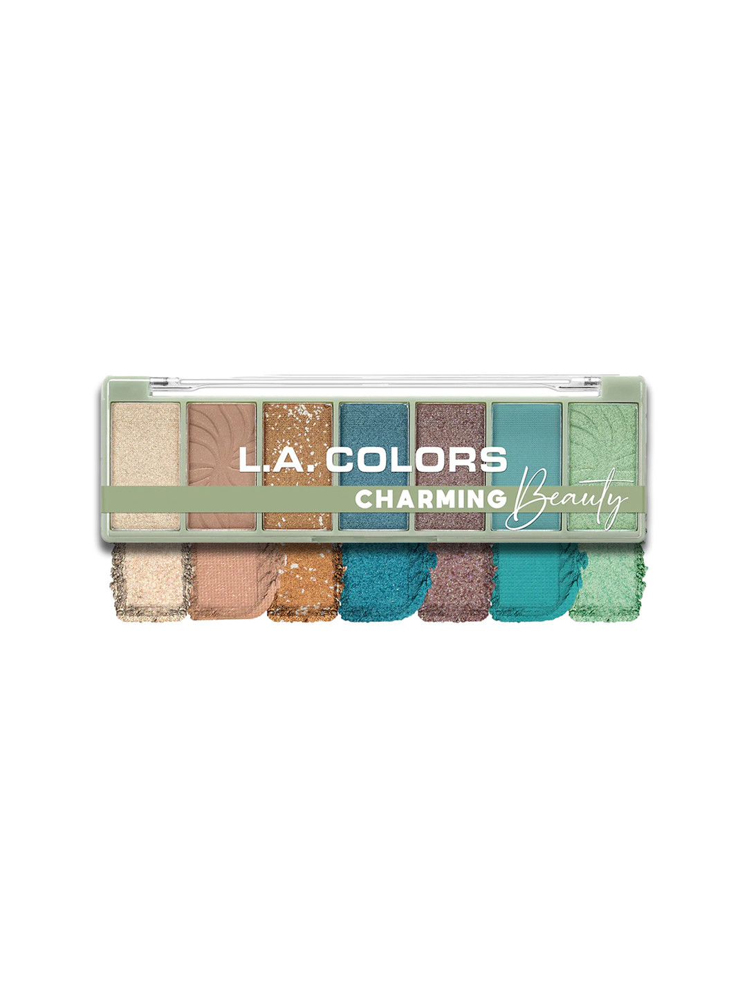 

L.A colors Alluring Beauty 7-Color Eyeshadow Palette - Charming, Blue