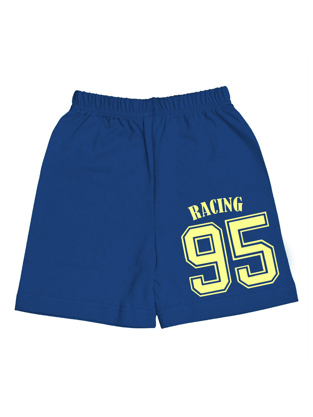 

A.T.U.N. Boys Typography Printed Mid-Rise Cotton Shorts, Blue